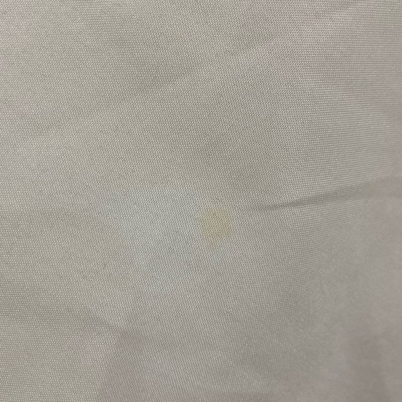 Christopher & Banks XL colorful sunset sheer button up white satin under shirt - Picture 7 of 9